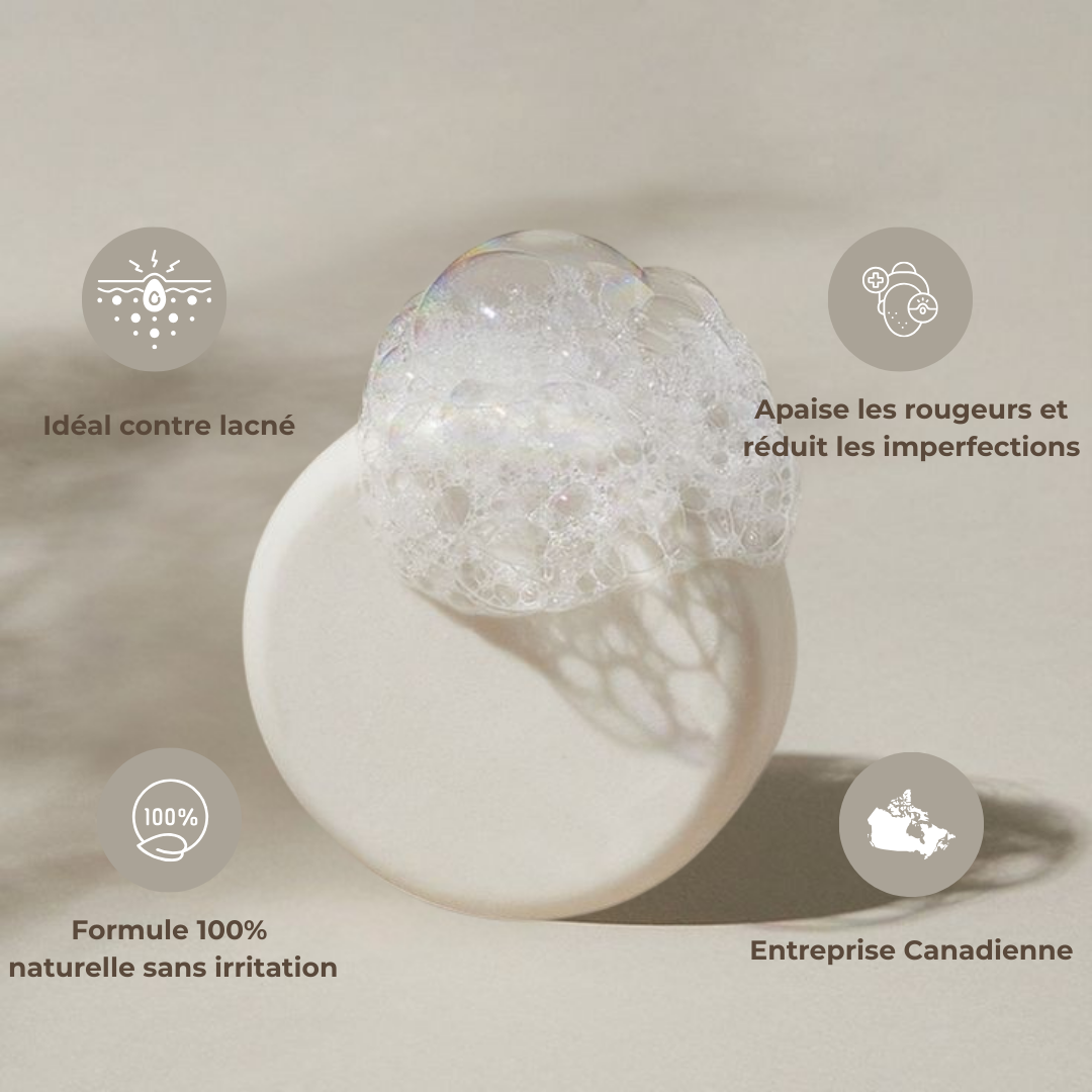 Savon au lait de chèvre  Peaux sensibles & à imperfections