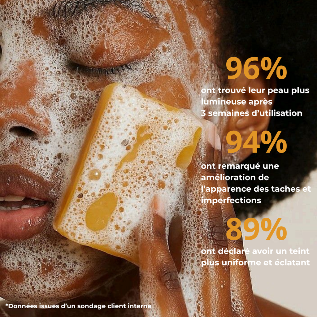 Savon au curcuma - Peaux ternes & à imperfections