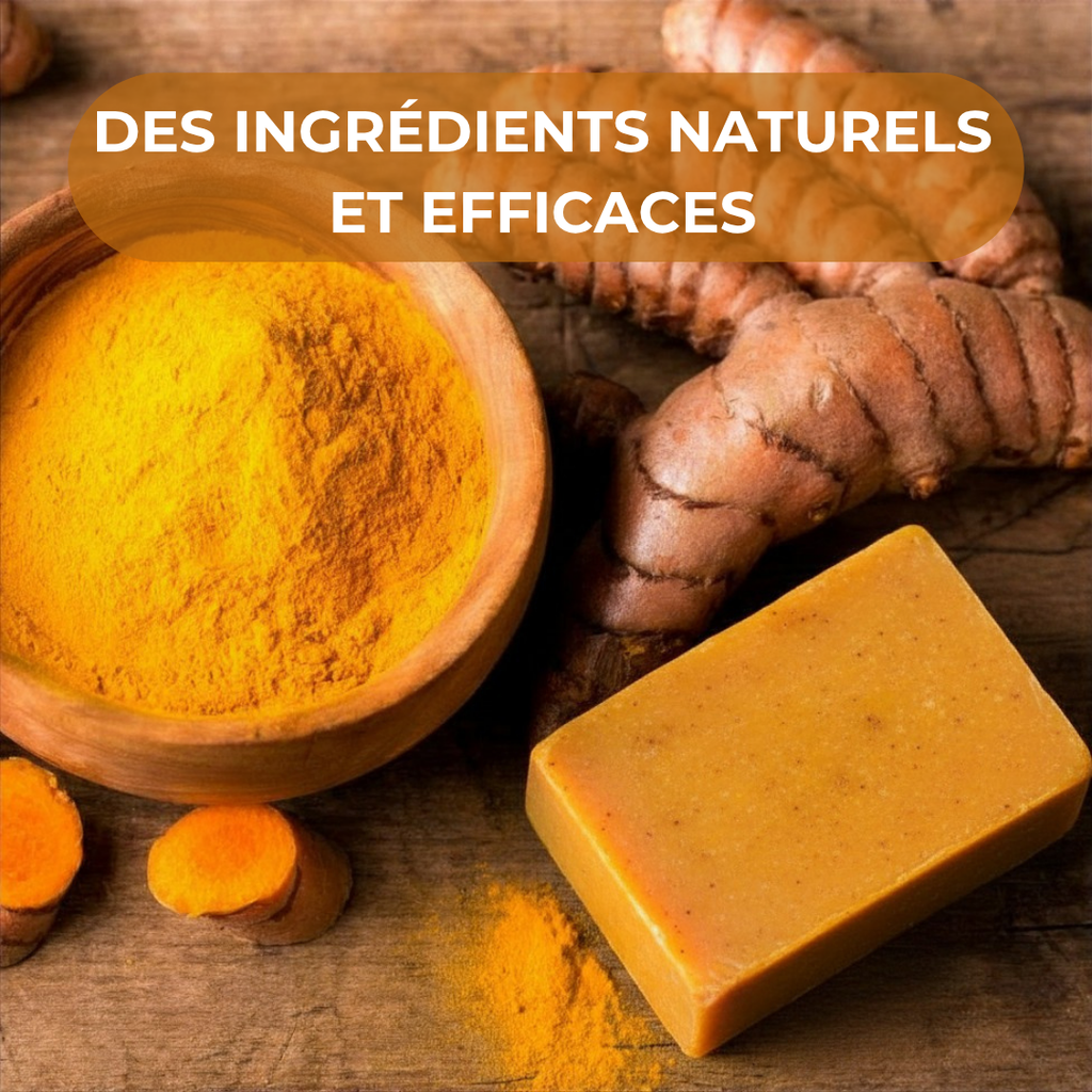 Savon au curcuma - Peaux ternes & à imperfections