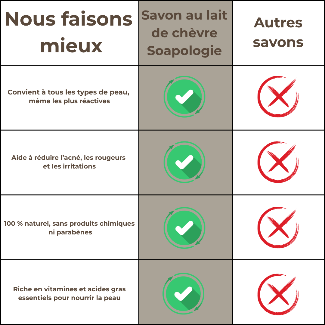 Savon au lait de chèvre - Anti-imperfections naturel